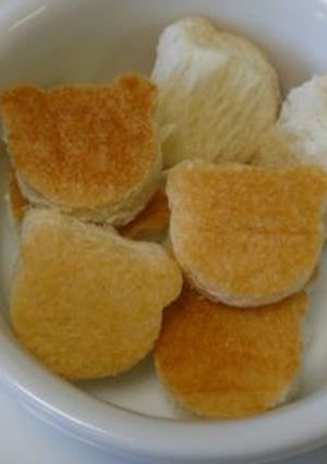 おやつにパンのミミを抜いただけ-レシピのメイン写真