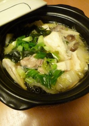 カワハギ(丸ハギ)の小鍋仕立て-レシピのメイン写真