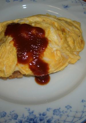 お手軽!炊飯オムライス-レシピのメイン写真