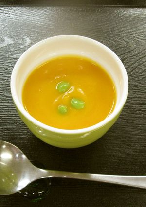 超簡単！赤南瓜（加賀野菜）のポタージュ-レシピのメイン写真