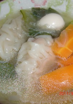 ＊手作り餃子のアレンジ☆水餃子＊-レシピのメイン写真