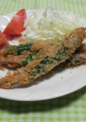 ししゃもの大葉巻きフライ-レシピのメイン写真