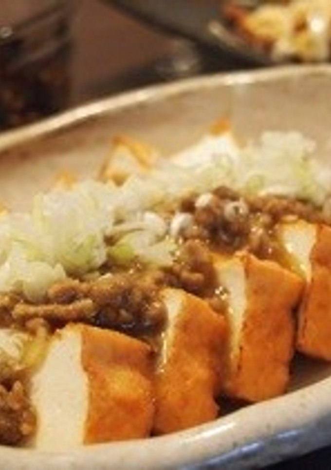 厚揚げのカレーそぼろあんかけ-レシピのメイン写真