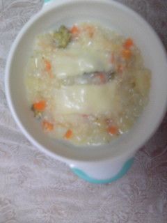 シチューパンdeグラタン離乳食-レシピのメイン写真