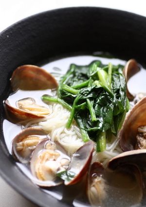 あさりだしが美味しい～あったかにゅうめん-レシピのメイン写真