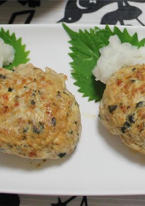 調味料不要！ふりかけヘルシーハンバーグ-レシピのメイン写真
