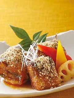 さんまと蓮根の揚げ煮-レシピのメイン写真