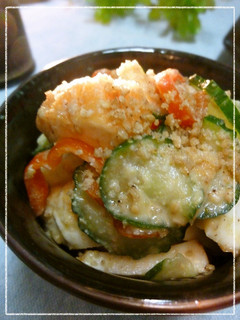 魚河岸あげの辛子酢味噌和え ごま風味-レシピのメイン写真