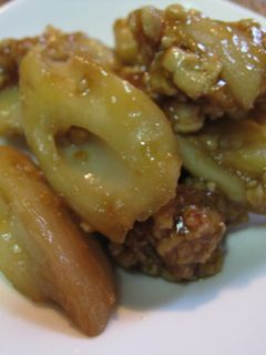 れんこんと鶏ひき肉の炒め煮-レシピのメイン写真