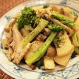長芋とキノコの麺つゆバターソテー♪