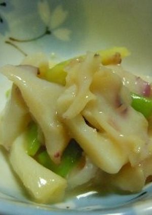 干しつぶのぬた　超手抜き料理-レシピのメイン写真