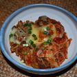 にんじんバーグのトマト煮込み