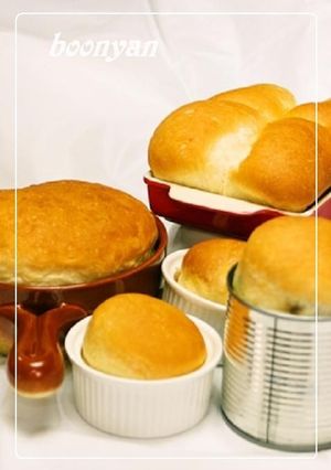 型が無くても空き缶＆色んな器でパン作り❤-レシピのメイン写真