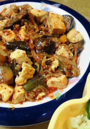 マーボー茄子豆腐-レシピのメイン写真