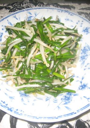 簡単もやしとにらのにんにく炒め-レシピのメイン写真