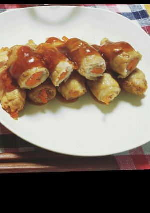 にんじん肉巻き-レシピのメイン写真