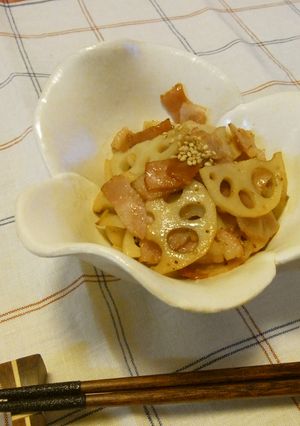 レンコンとベーコンの洋風きんぴら☆-レシピのメイン写真