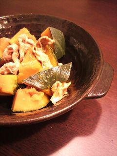 かぼちゃと豚こまの煮もの-レシピのメイン写真