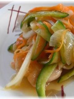 野菜たっぷり♪鶏の南蛮漬け♪-レシピのメイン写真