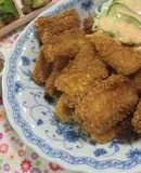 塩豚トンカツのゴマ味噌ダレ添え