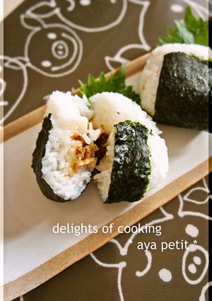 ✿ チーズ入りおかかおにぎり ✿-レシピのメイン写真
