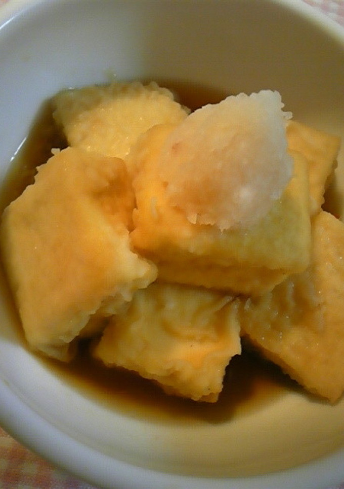 大根おろしでさっぱり揚げ出し豆腐-レシピのメイン写真