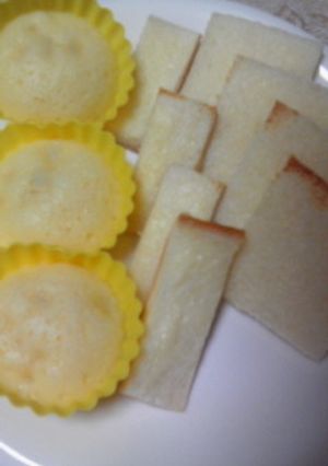 クリームチーズトースト離乳食手づかみ-レシピのメイン写真
