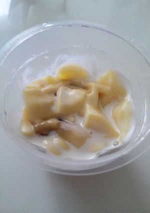 ﾌﾟﾘﾝにｺｰﾋｰﾐﾙｸ-レシピのメイン写真