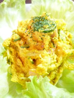 美味しいかぼちゃサラダ(^-^)v-レシピのメイン写真