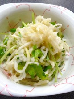 切干大根と三つ葉の酢の物-レシピのメイン写真