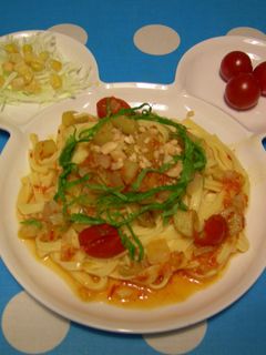 冷凍トマトでトマトソーススパゲティー-レシピのメイン写真
