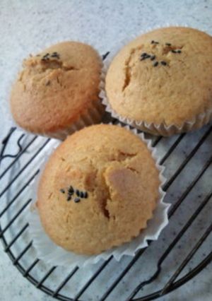 ホットケーキmix☆黒蜜きなこマフィン-レシピのメイン写真