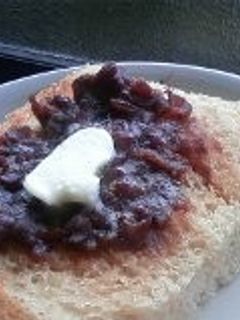 あんこバタートースト-レシピのメイン写真