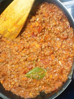 ひき肉で手作りミートソース-レシピのメイン写真