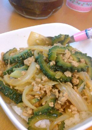 お手軽☆ゴーヤ丼-レシピのメイン写真