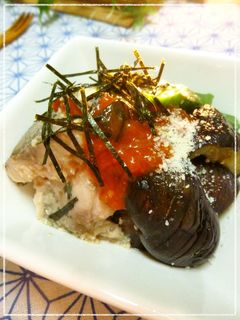 赤いタルタル 鯖と茄子の煮物風-レシピのメイン写真