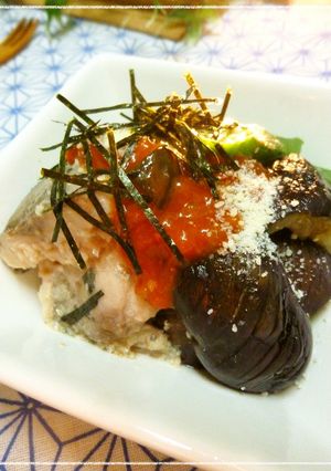 赤いタルタル　鯖と茄子の煮物風-レシピのメイン写真