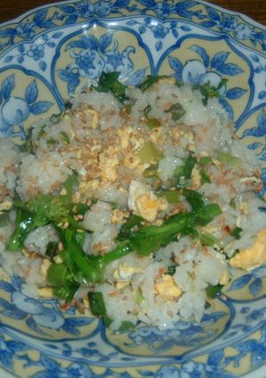 お手軽！簡単！のらぼう菜のチャーハン-レシピのメイン写真