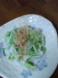きゅうりと大根の酢の物-レシピのメイン写真