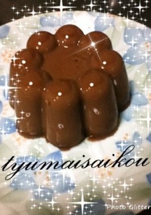 絹＊チョコプリン-レシピのメイン写真