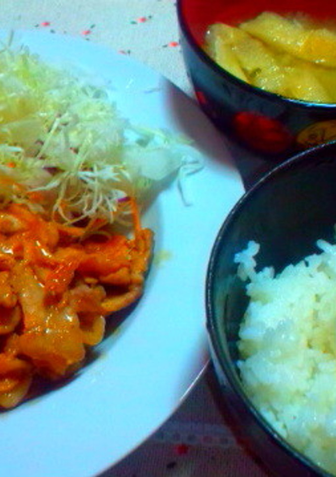 安い美味しいしょうが焼き定食-レシピのメイン写真