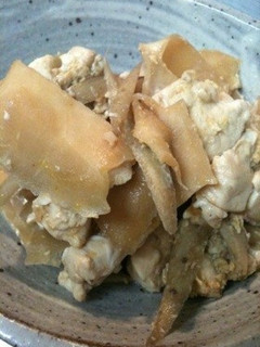 かんぴょうと豆腐の炒り煮-レシピのメイン写真