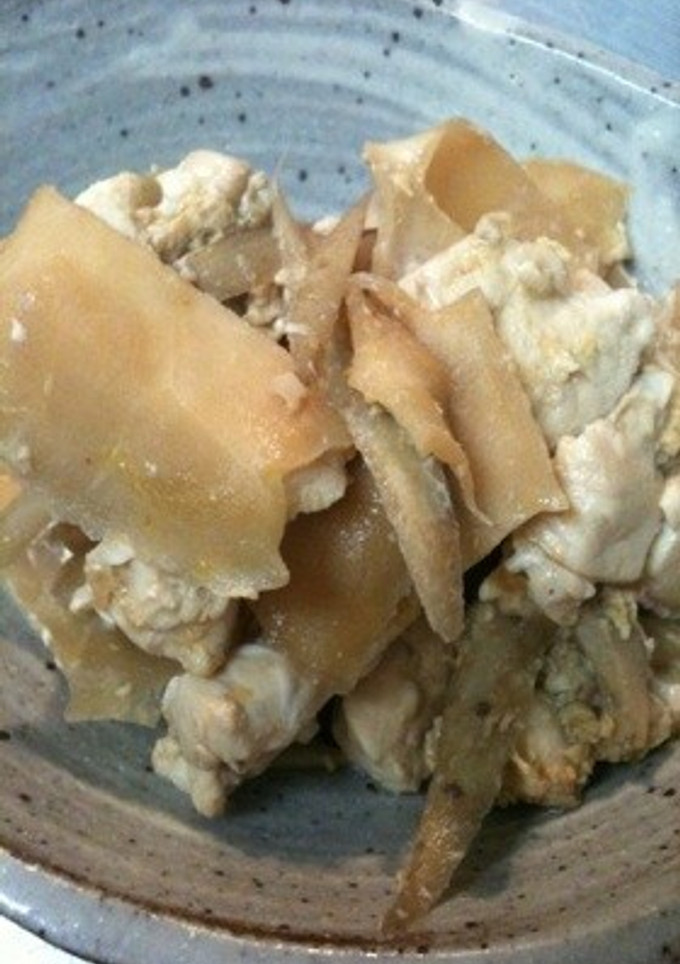 かんぴょうと豆腐の炒り煮-レシピのメイン写真