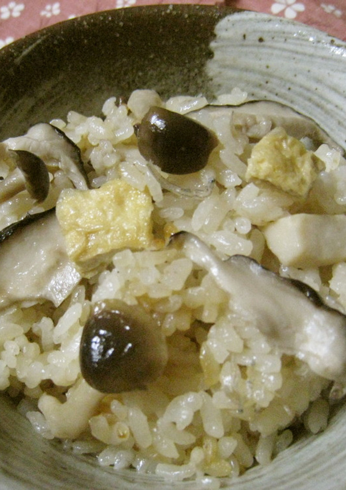 ちりめんじゃこで旨味✿きのこ炊き込みご飯-レシピのメイン写真