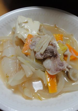 白菜と豚肉の味噌ミルク鍋(豆瓣醤使用)-レシピのメイン写真