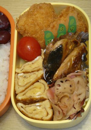 お弁当にぶりのカレー照り焼き♡-レシピのメイン写真