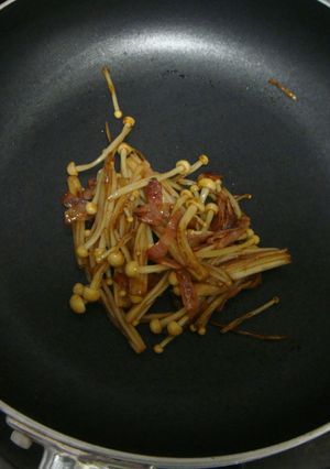お弁当に！エノキとベーコン炒め♪-レシピのメイン写真