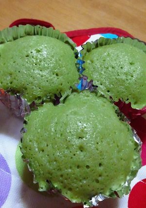 ﾉﾝｵｲﾙ抹茶蒸しﾊﾟﾝ-レシピのメイン写真