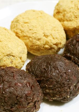 敬老の日に！お彼岸に！美味さつま芋おはぎ-レシピのメイン写真