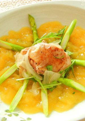チキンのオレンジジュレソース-レシピのメイン写真